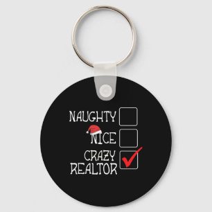 Llavero Divertido, no travieso, no es bueno. Soy Realtor, 