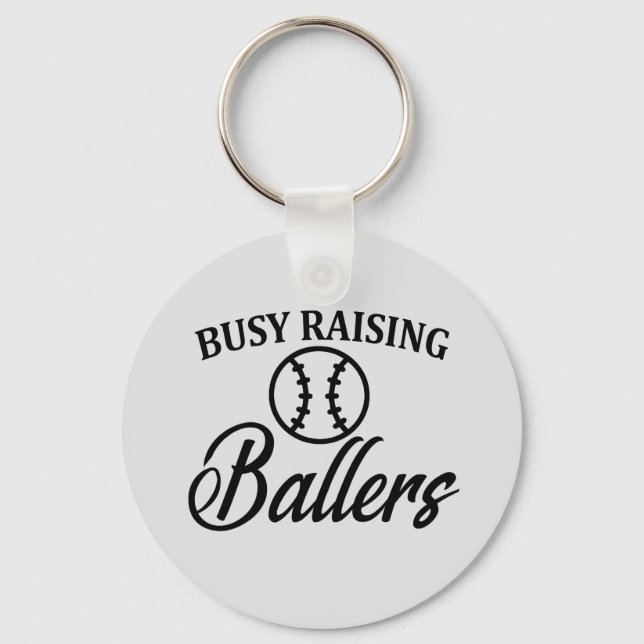 Llavero Divertido papá de béisbol (Anverso)