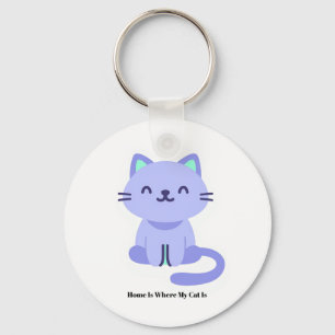 Llavero divertido para amantes de gatos – Regalo a