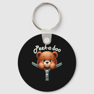 Llavero Divertido - Peek-a-boo - Oso 
