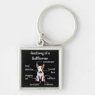 Llavero Divertido perro de Bull Terrier