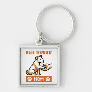 Llavero Divertido perro de Bull Terrier