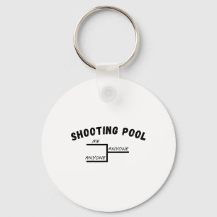 Llavero Divertido Pool League Torneo para Todos los Billet