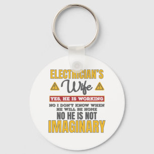 Llavero Divertido regalo de esposa de electricistas Sí est