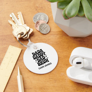 Llavero Divertido regalo de papá papá papá papá papá Bruh 