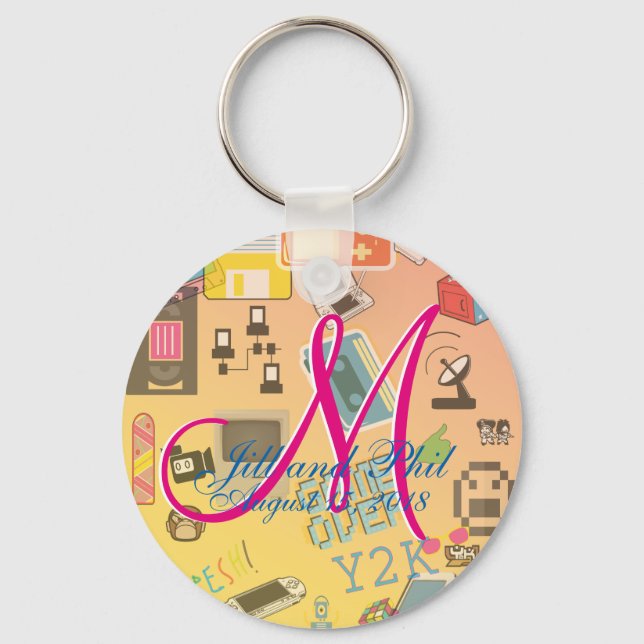 Llavero Divertido Retro Video Gamer 🎮 Nerd Alert (Anverso)