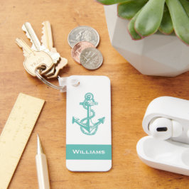 Llavero divertido, rústico, nautico ANCHOR CON NOMBRE | Ke