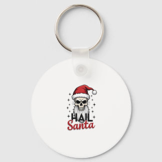 Llavero Divertido Saludar Santa Claus Cráneo Esqueleto Ant