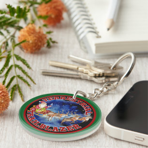 Llavero Divertido Santa Claus - Trailblazer terrestre