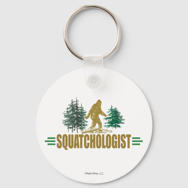 Llavero Divertido Sasquatching, Sasquatch Hunter (Anverso)