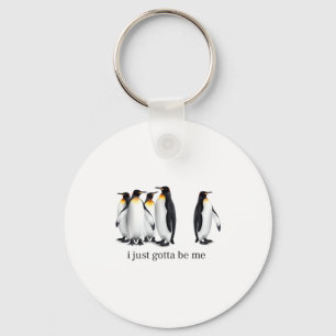Llavero Divertido, solo tengo que ser yo cita de pingüino