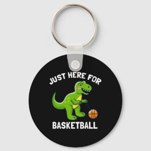 Llavero Divertido T-Rex Acá Por Dinosaurio Bysketbyll