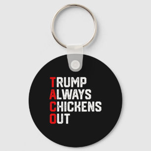 Llavero Divertido Taco Trump Siempre se Acobarda Taco Trum