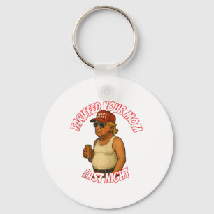 Llavero Divertido Tariffed Tu Mamá Anoche Tank Top_1