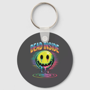 Llavero Divertido Trippy Muerto por Dentro Cita Sarcasmo M