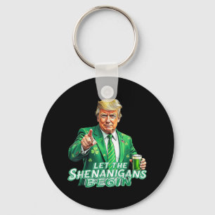 Llavero Divertido Trump Deja Que Los Shenanigans Empiecen