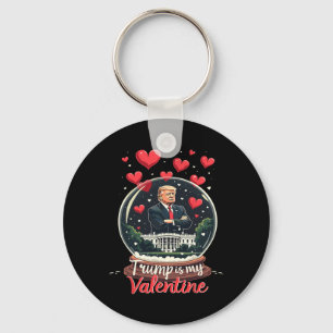Llavero Divertido Trump Es Mi San Valentín Hombres Mujeres
