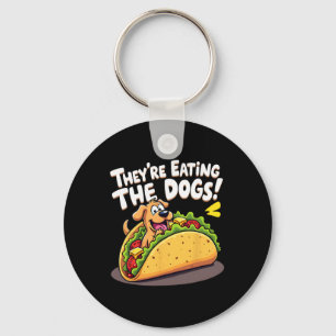 Llavero Divertido Trump Están Comiendo Los Perros Los Gato