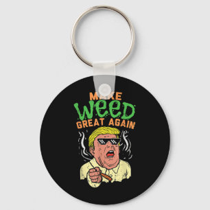 Llavero Divertido Trump Genial Hacer que la Marihuana Sea 