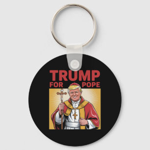 Llavero Divertido Trump por la república católica del Vati