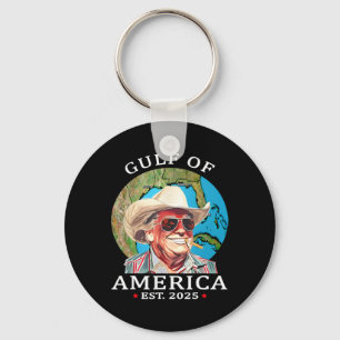 Llavero Divertido Trump Shirt Golfo De Estados Unidos Este