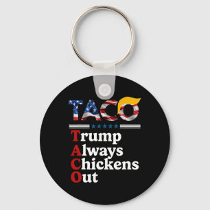 Llavero Divertido Trump Taco Trump Siempre se Echa para At