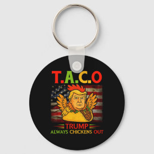 Llavero Divertido Trump Taco Trump Siempre se Echa para At