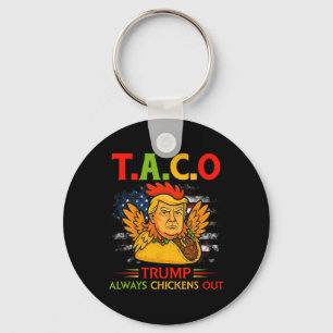 Llavero Divertido Trump Taco Trump Siempre se Rinde 12