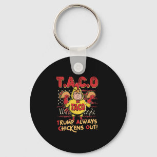 Llavero Divertido Trump Taco Trump Siempre se Rinde 16