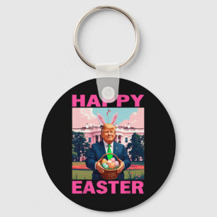 Llavero Divertido Trump y Huevos de Pascua Boceto Casa Bla