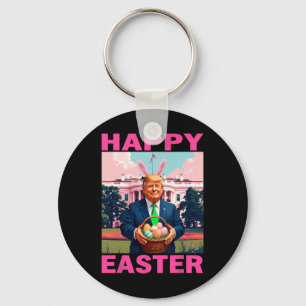 Llavero Divertido Trump y huevos de Pascua Esbozo Casa Bla