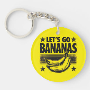 Llavero Divertido Vamos Bananas Molestos Grunge Meme