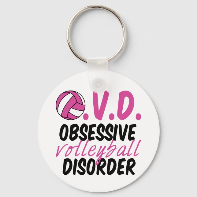 Llavero Divertido voleibol (Anverso)