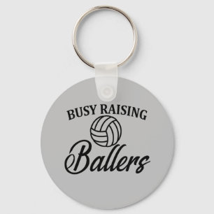 Llavero Divertido Volleyball Mom Dad