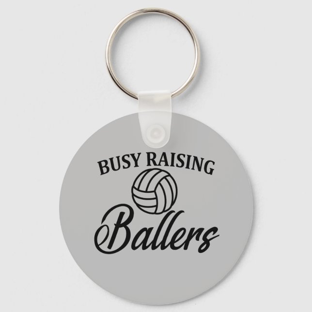 Llavero Divertido Volleyball Mom Dad (Anverso)