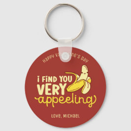Llavero Divertido y atractivo El día de San Valentín banan