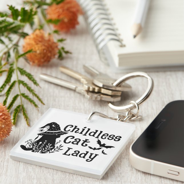 Llavero Divertido y espeluznante cutáneo Halloween Niña de (Frente Derecha)