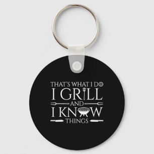 Llavero Divertido Yo Grill Y Conocer Cosas Carne Lover Rab