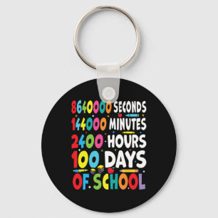 Llavero Divertidos 100 Días De Trato Escolar Para Math Tea