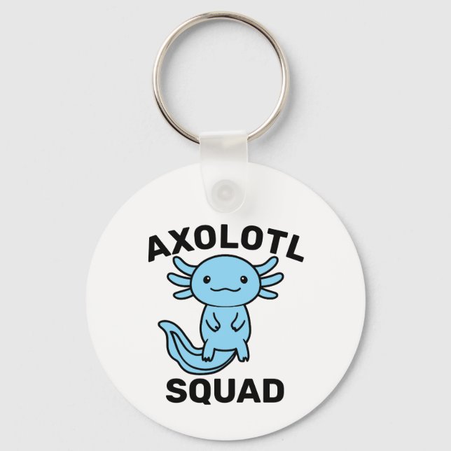 Llavero Divi squad de Axolotl lindo gracioso fiesta editab (Anverso)