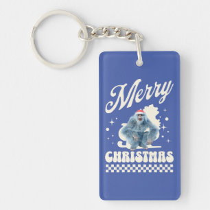 Llavero Diviértete con el Yeti de Navidad Humor Festivo