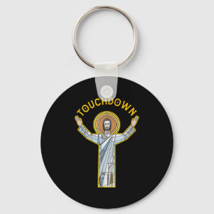 Llavero Diviértete con Jesús Touchdown Fe Cristiana Dicien
