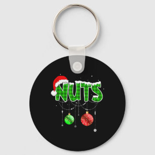 Llavero Diviértete con nueces de castaña Parejas de Navida