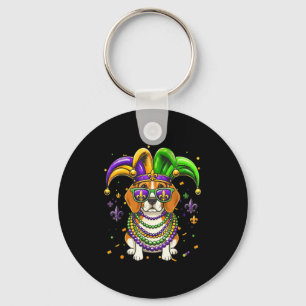 Llavero Diviértete en el festival del carnaval de Mardi Gr