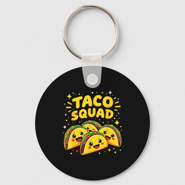Llavero Diviértete Equipo Taco Cinco De Mayo Fiesta Comida (Anverso)