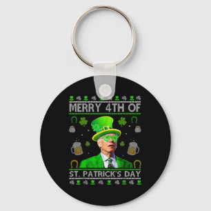 Llavero Diviértete Feliz 4to Día de San Patricio Joe Biden