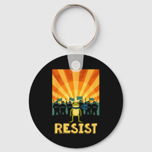 Llavero Diviértete Resistir Rana de Portland Protesta
