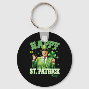 Llavero Diviértete Trump Día de San Patricio Afortunado Tr