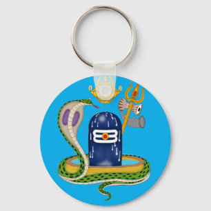 Llavero divino Shivlingam - Símbolo sagrado de Mah