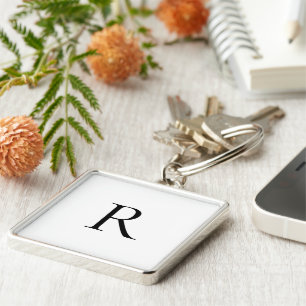 Llavero DIY Keychain   Monograma Personalizado, texto, col